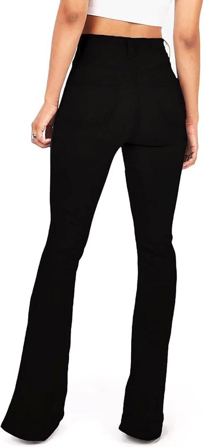 High Waisted Bell Bottom Jeans for Women Flare Jeans for Women Stretch Wide Leg Jeans