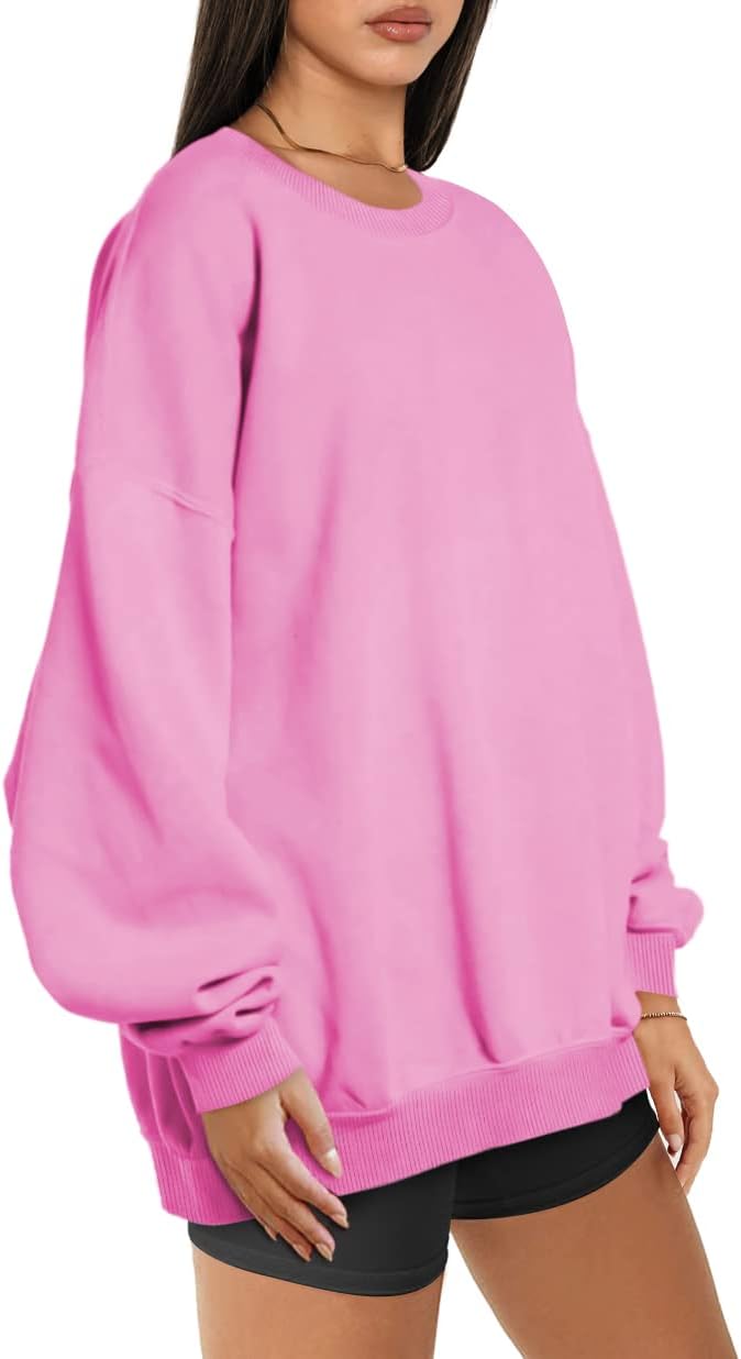Oversized Sweatshirts for Women Hoodies Crewneck Fall Winter Outfits Pullover Sweaters Clothes Fashion 2024