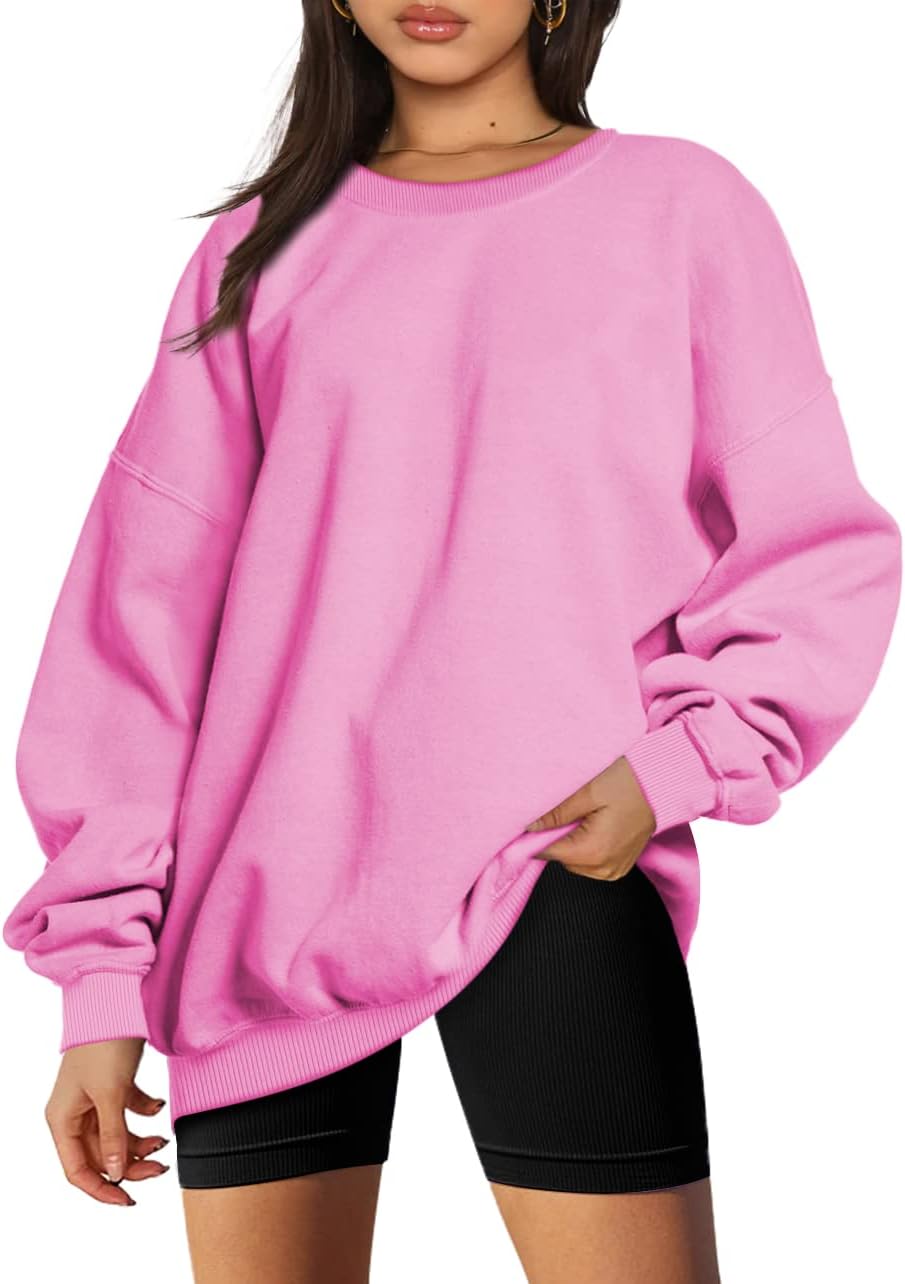 Oversized Sweatshirts for Women Hoodies Crewneck Fall Winter Outfits Pullover Sweaters Clothes Fashion 2024