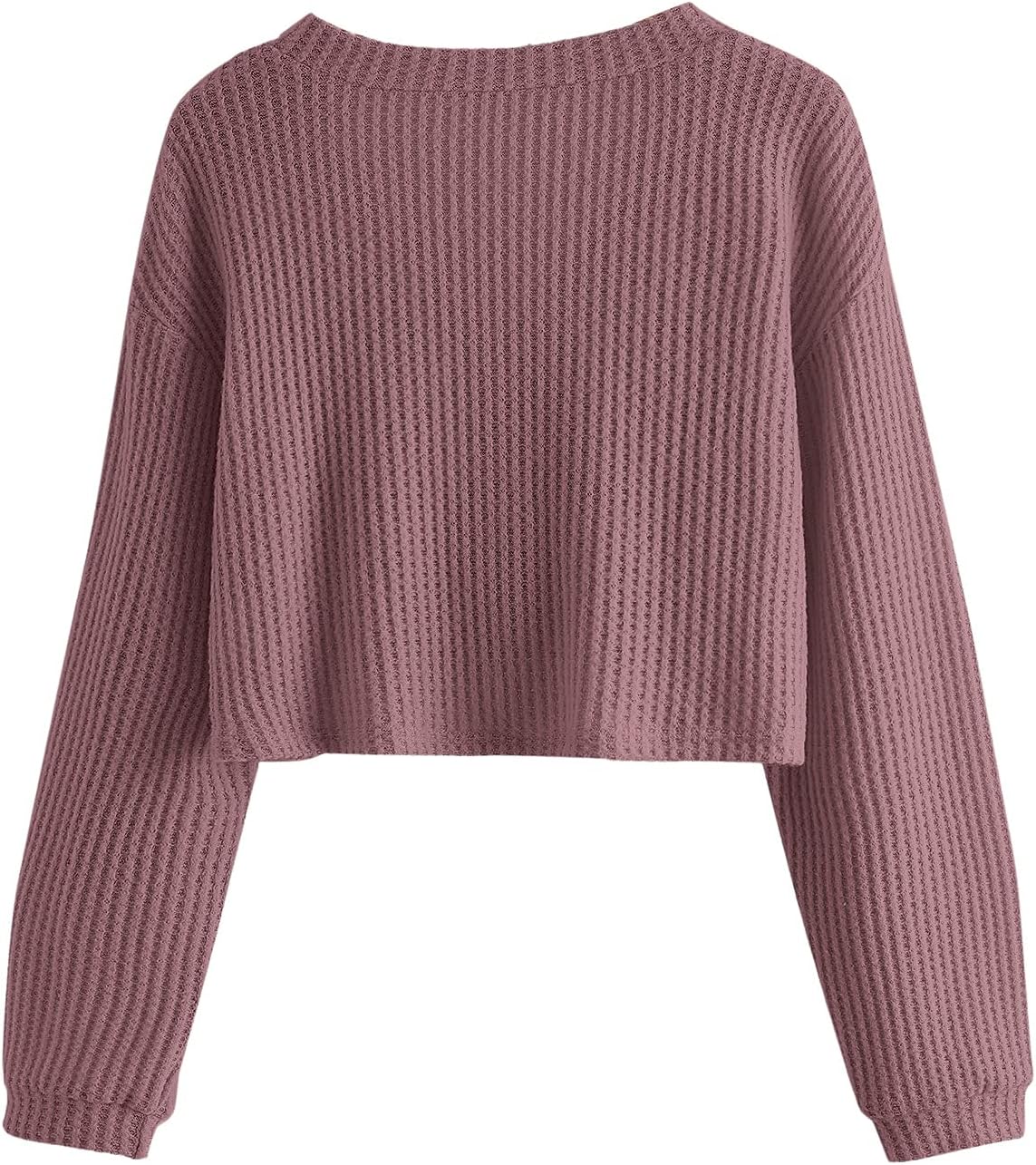 Women's Long Sleeve Button Front V Neck Soft Knit Cardigan Sweaters